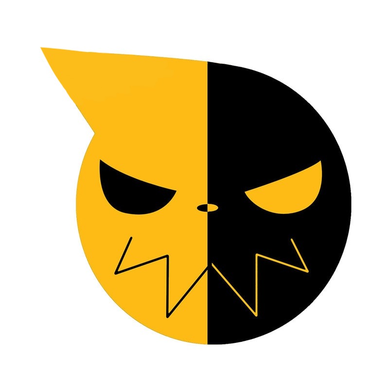 Soul Eater 'Logo | Black and Yellow' Vinyl Car Sticker