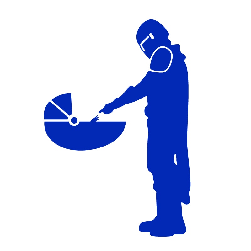 Star Wars 'Mando Meet Baby Yoda' Vinyl Car Sticker