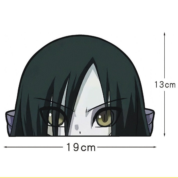 Naruto 'Orochimaru | Shocked' Vinyl Car Peeker Sticker