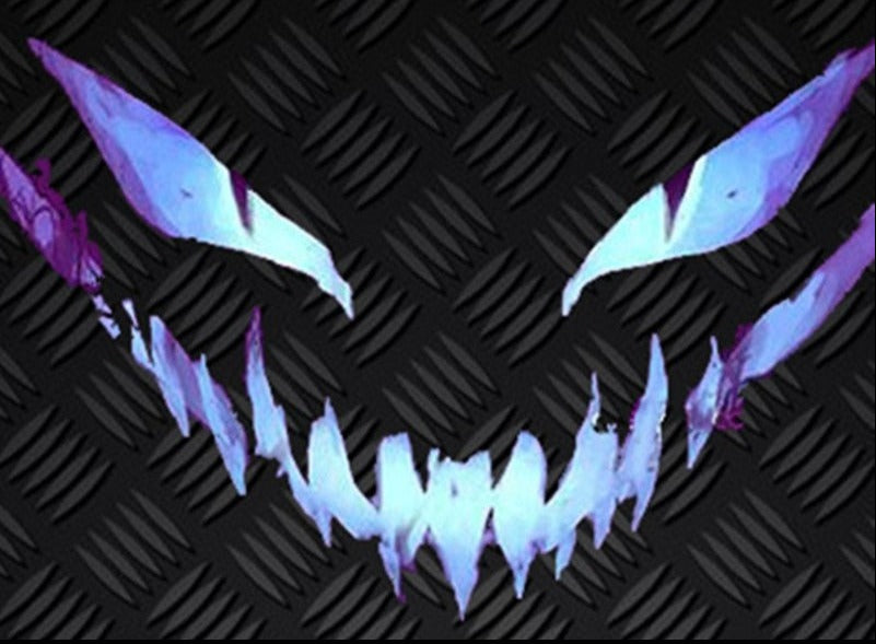 Pokemon 'Haunter | Fierce Evil Face' Vinyl Car Peeker Sticker