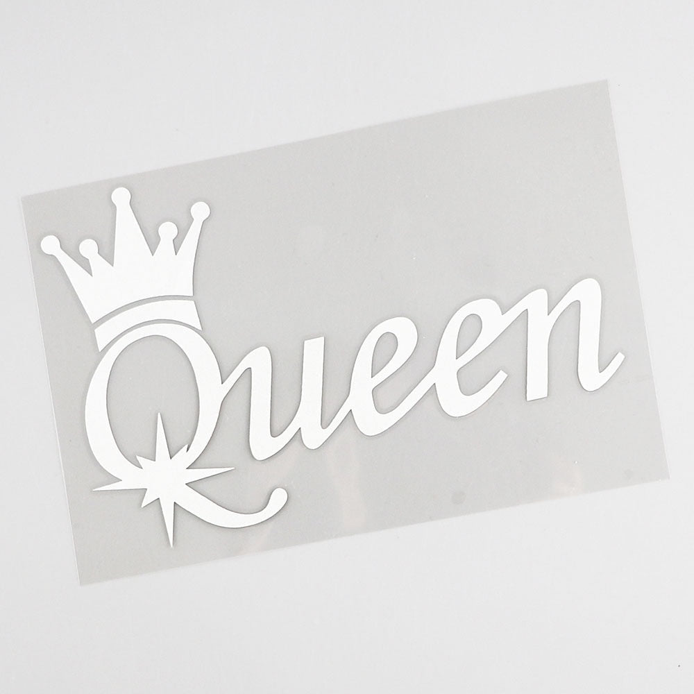 Cool 'Queen | Crown' Vinyl Car Sticker