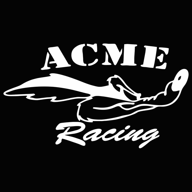 Looney Tunes 'Wile E. Coyote | ACME Racing' Vinyl Car Sticker