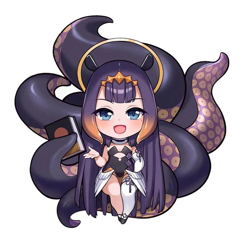 Virtual YouTuber 'Chibi Ninomae Ina'nis' Vinyl Car Sticker