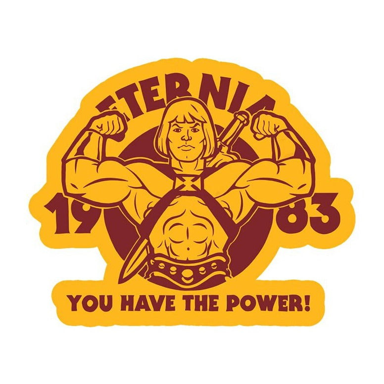 Masters of the Universe 'Eternia 1983 | You Have The Power' Vinyl Car Sticker