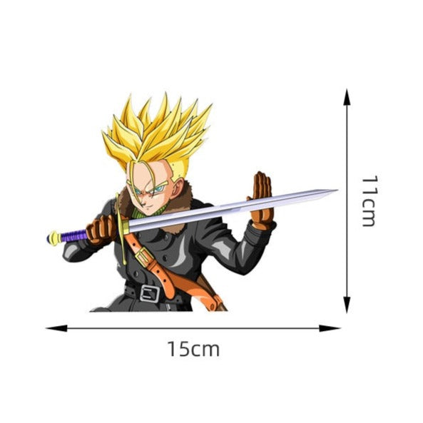 Dragon Ball Z 'Super Saiyan Trunks | Sword' Vinyl Car Sticker