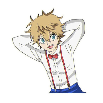 Black Clover 'Luck Voltia | Relaxing' Vinyl Car Sticker