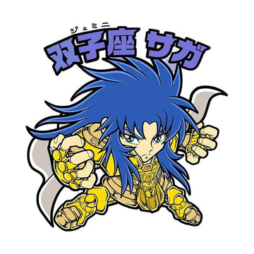 Saint Seiya 'Chibi Saga | Gemini Cloth' Vinyl Car Sticker