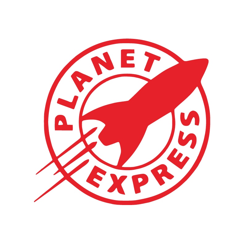 Futurama 'Planet Express | Logo | 1.0' Vinyl Car Sticker