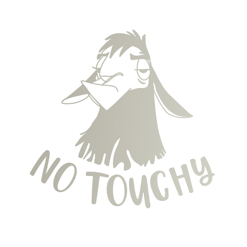 The Emperor's New Groove 'Llama Kuzco | No Touchy' Vinyl Car Sticker