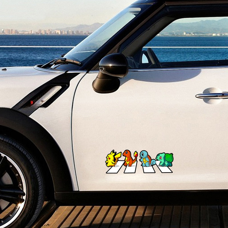 Pokemon 'Crossing The Road | Left' Vinyl Car Sticker