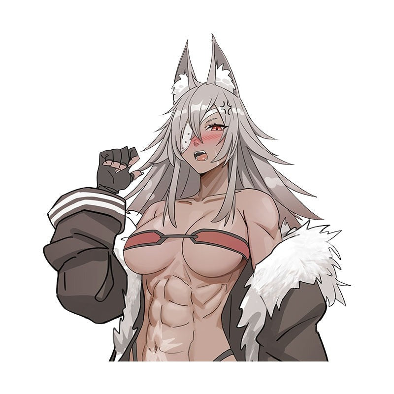 Mushoku Tensei 'Ghislaine Dedoldia | Muscles' Vinyl Car Sticker