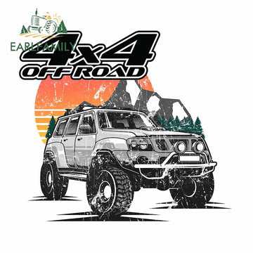 4x4 Off-Road Vehicles 'Mountain Peak' Vinyl Car Sticker
