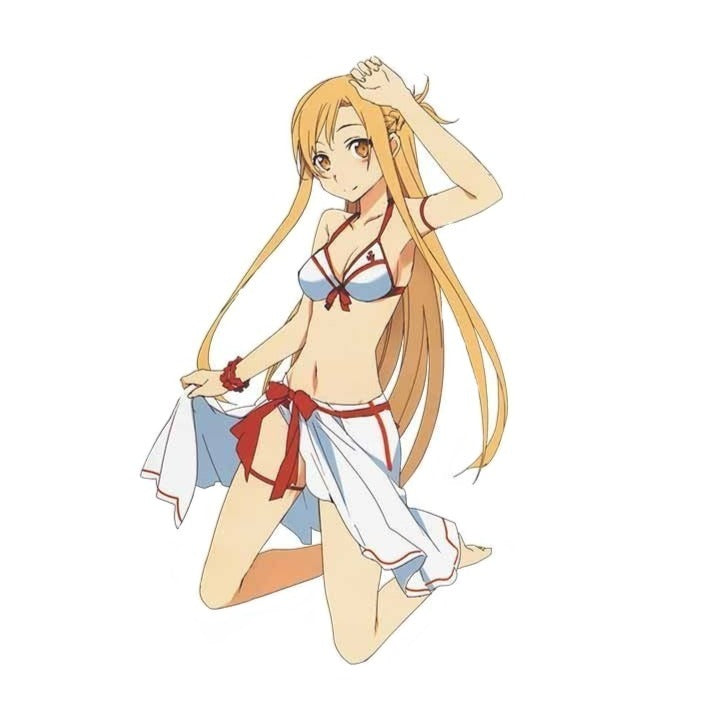 Sword Art Online 'Yuuki Asuna | Summer Swimsuit' Vinyl Car Sticker
