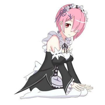 Re:Zero 'Ram | Kneeling' Vinyl Car Sticker