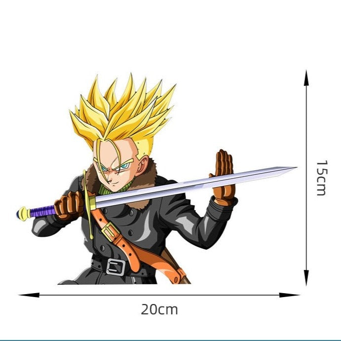 Dragon Ball Z 'Super Saiyan Trunks | Sword' Vinyl Car Sticker