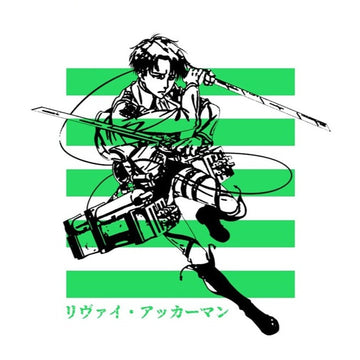 Attack on Titan 'Levi | Fighting' Vinyl Car Sticker