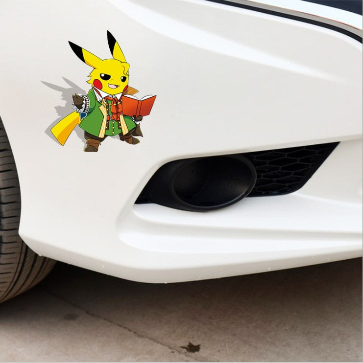 Pikachu x William Shakespeare Vinyl Car Sticker