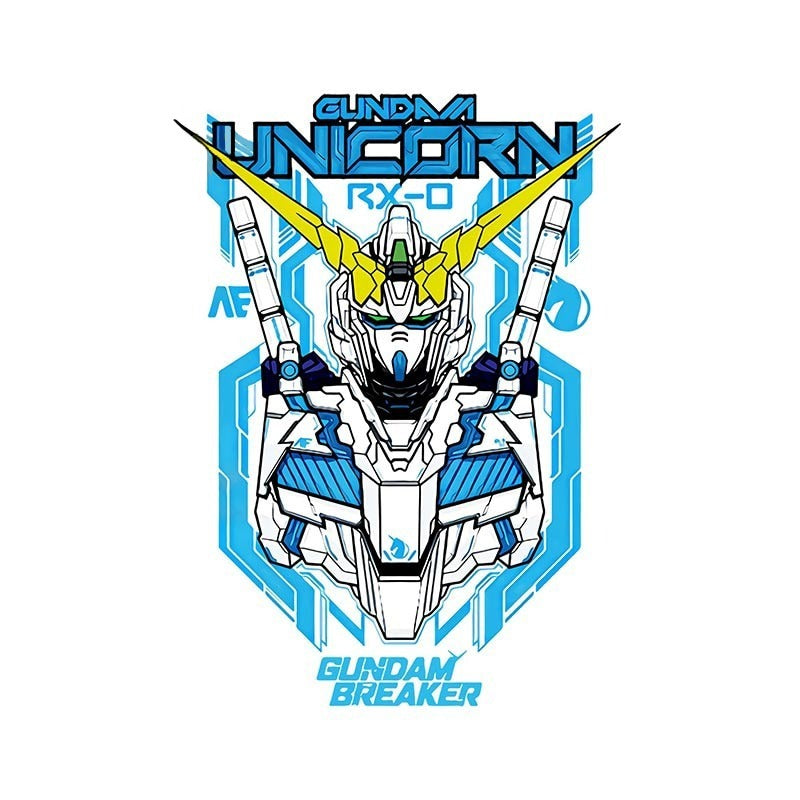 Mobile Suit 'Gundam Unicorn RX-0 | Gundam Breaker' Vinyl Car Sticker