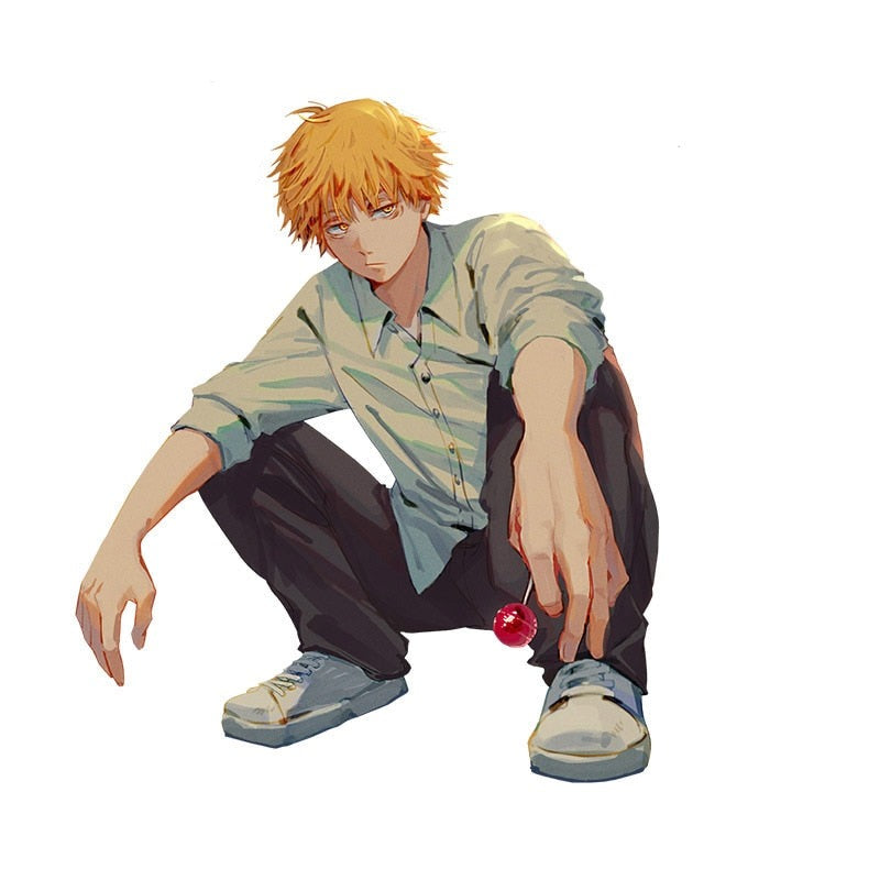 Chainsaw Man 'Denji | Lollipop' Vinyl Car Sticker