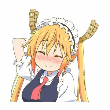 Miss Kobayashi's Dragon Maid 'Tohru | Blushed' Vinyl Car Peeker Sticker