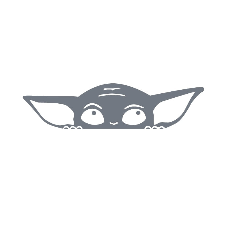 Star Wars 'Baby Yoda | Look Up' Vinyl Car Peeker Sticker