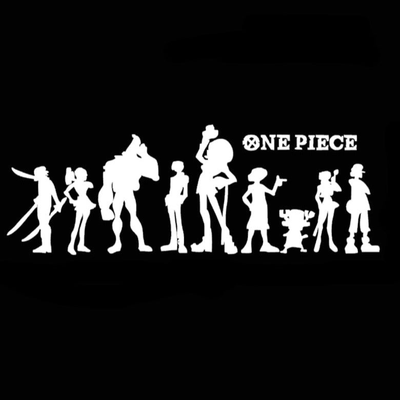 One Piece 'Casts | Posing' Vinyl Car Sticker