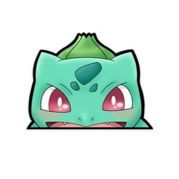 Pokemon 'Bulbasaur | Amazed' Vinyl Car Peeker Sticker