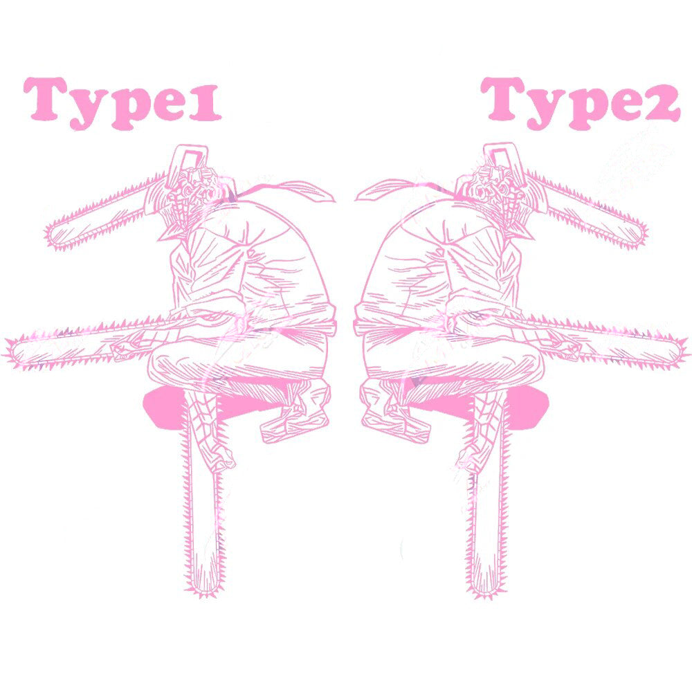 Chainsaw Man 'Fighting Pose' Vinyl Car Sticker