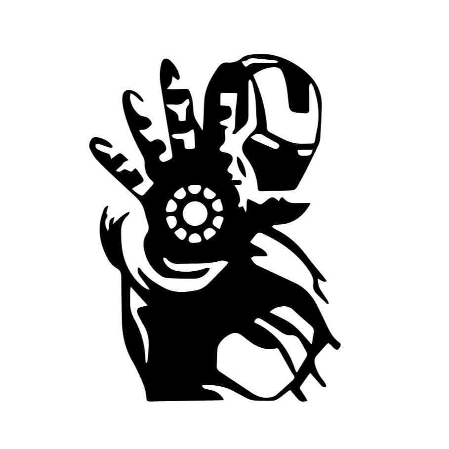 Iron Man 'Repulsor Glove' Vinyl Car Sticker