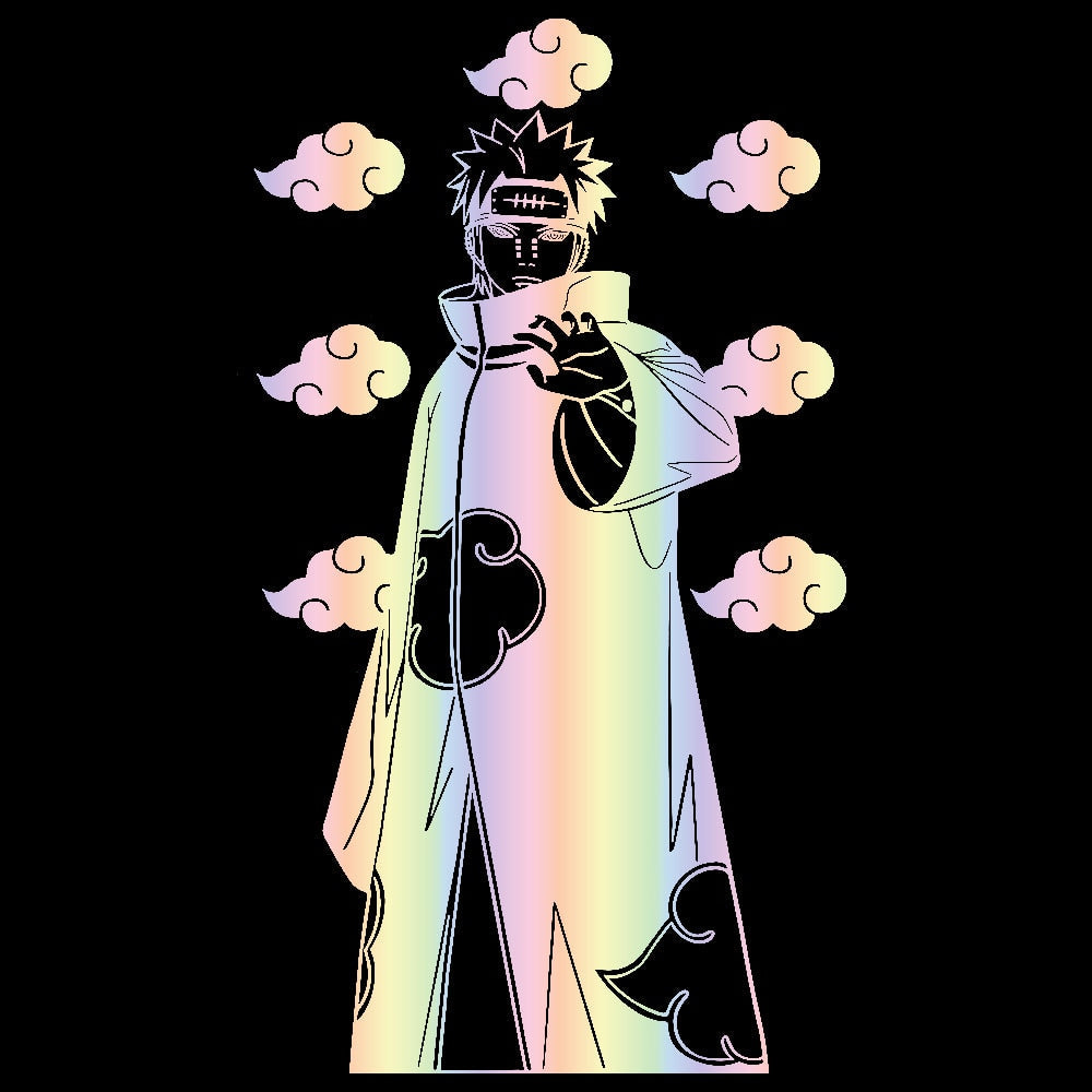 Naruto 'Naruto Uzumaki | Akatsuki Symbol' Vinyl Car Sticker