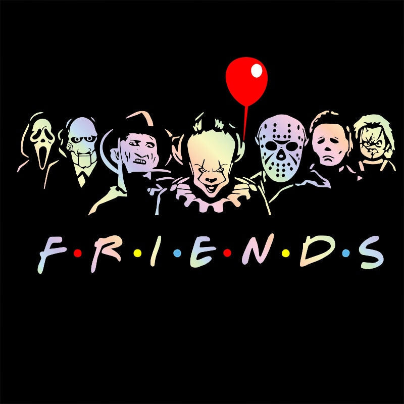 Friends 'Classic Horror Killers' Vinyl Car Sticker