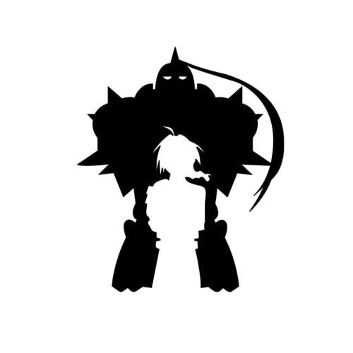 Fullmetal Alchemist 'Alphonse x Edward Elric' Vinyl Car Sticker