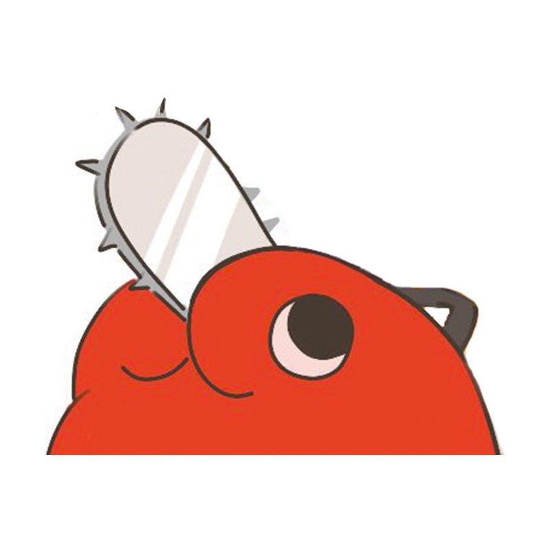 Chainsaw Man 'Pochita | Behaved' Vinyl Car Peeker Sticker