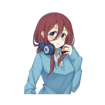 The Quintessential Quintuplets 'Miku | Snob' Vinyl Car Sticker