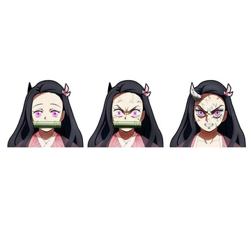Demon Slayer 'Nezuko Kamado | Demon Form | 1.0' Vinyl Car 3D Motion Sticker
