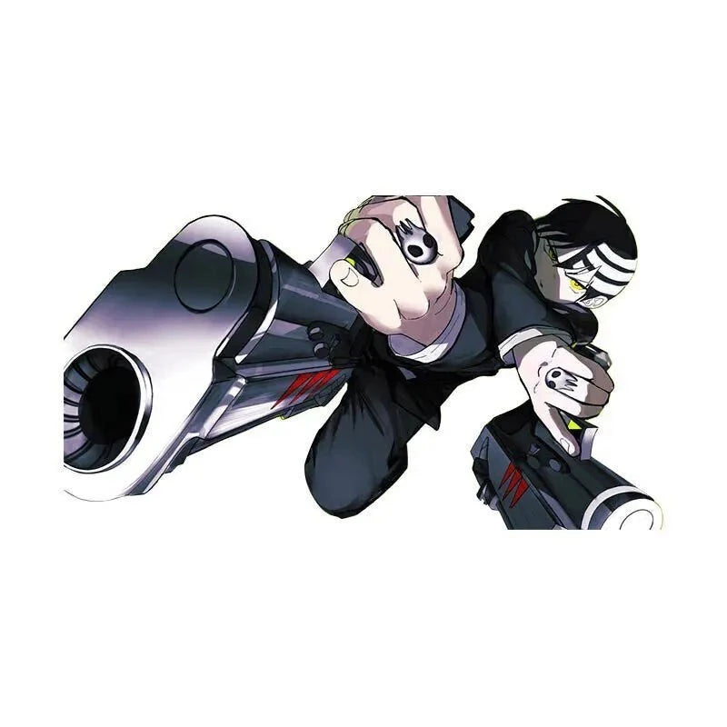 Soul Eater 'Death The Kid | Holding Guns Upside Down' Vinyl Car Sticker