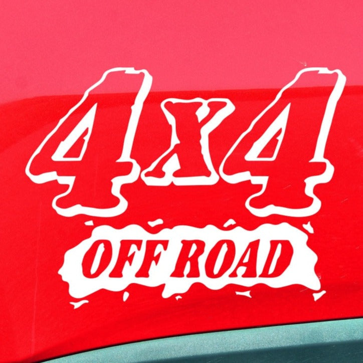 Cool '4x4 Off Road | Logo' Vinyl Car Sticker