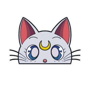 Sailor Moon 'Artemis | Surprised' Vinyl Car Peeker Sticker