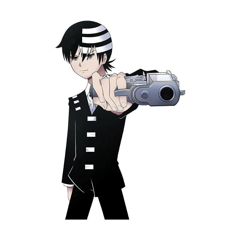 Soul Eater 'Death The Kid | Holding Gun Left Side' Vinyl Car Sticker
