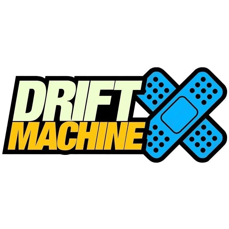 Drift Machine 'Colored Band-aids' Vinyl Car Sticker