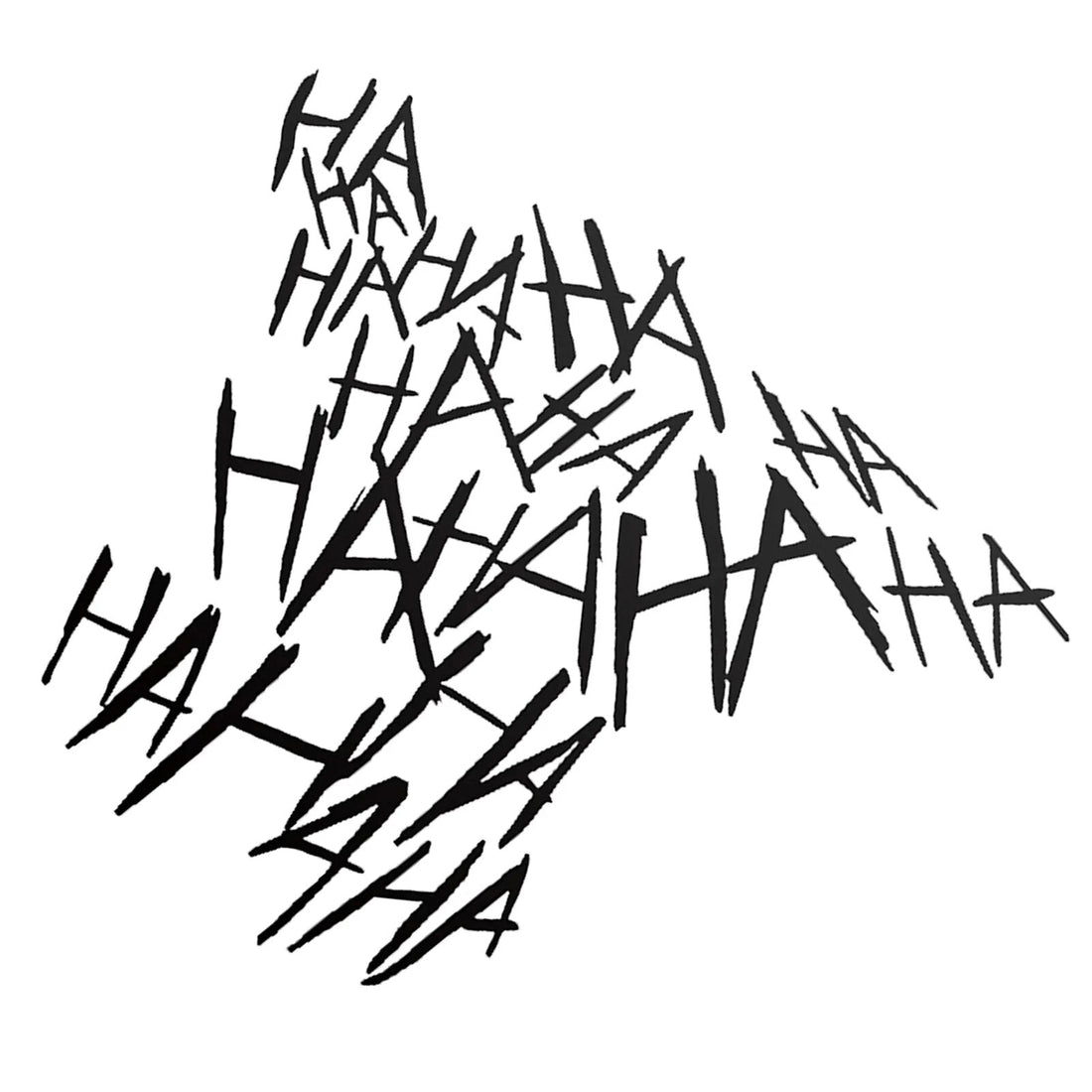 Joker Laugh 'Hahahaha | 1.0' Vinyl Car Sticker