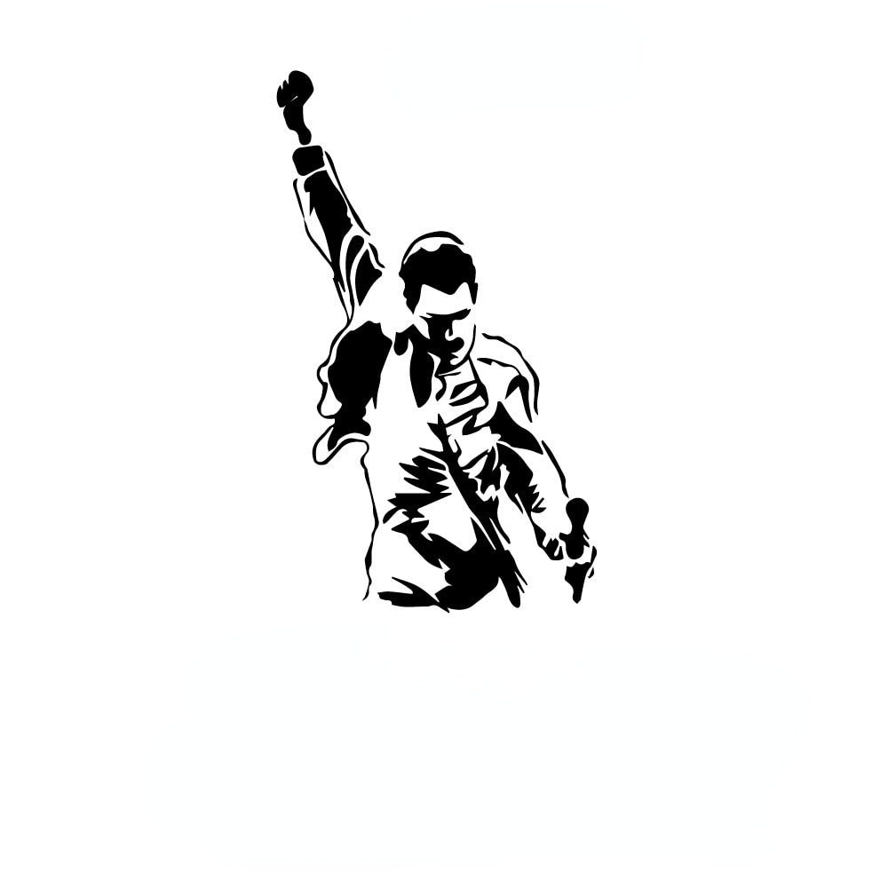 Freddie Mercury 'Famous Pose' Vinyl Car Sticker