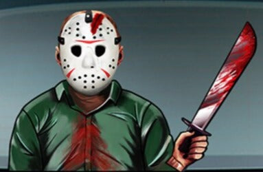 Friday the 13th 'Jason Voorhees | Machete And Mask' Vinyl Car Wiper Sticker