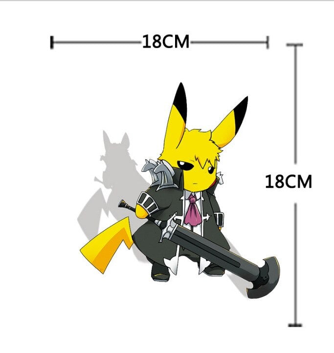Pikachu x Charles-Henri Sanson Vinyl Car Sticker