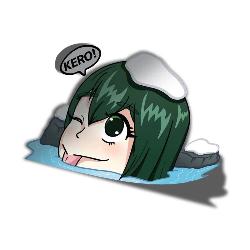 My Hero Academia 'Tsuyu Asui | Kero!' Vinyl Car Peeker Sticker