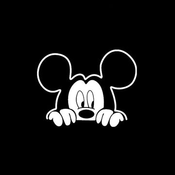 Mickey Mouse 'Mickey | Looking' Vinyl Car Peeker Sticker