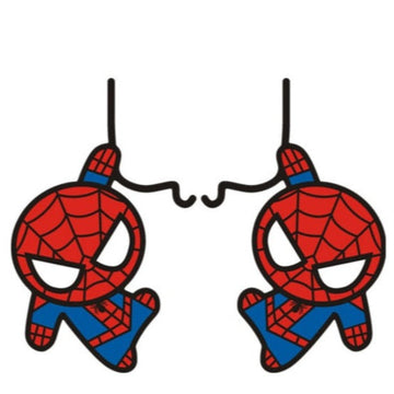 Spider-Man 'Hanging On Black Rope | Left And Right' Vinyl Car Sticker