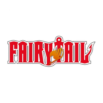 Fairy Tail 'Logo | Red Font' Vinyl Car Sticker