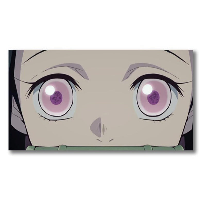 Demon Slayer 'Nezuko | Worried' Vinyl Car Peeker Sticker