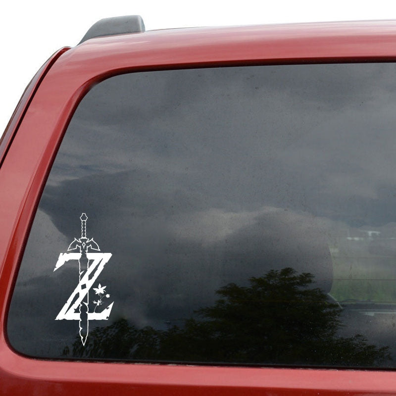 The Legend of Zelda 'Z Sword' Vinyl Car Sticker